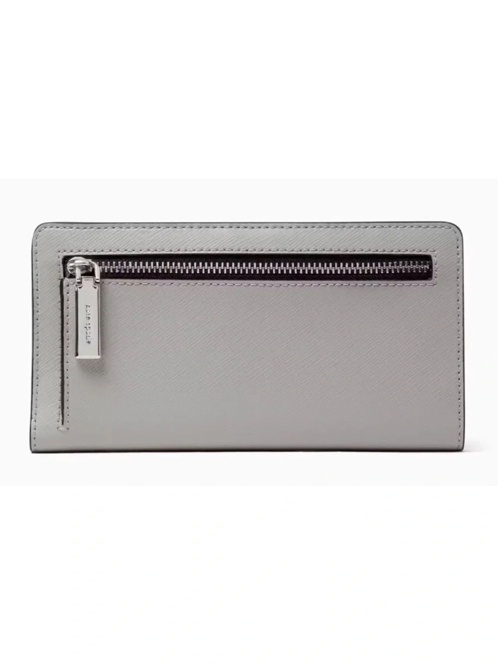 kate spade Two-Tone White & Gray Continental Wallet nwt